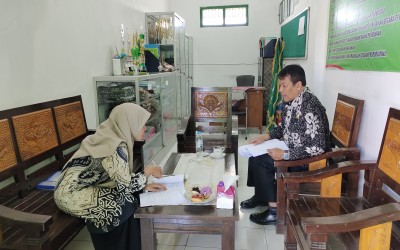MTs NURUL HIDAYAH MENDAPATKAN MONITORING DARI PENGAWAS MADRASAH KOTA PROBOLINGGO